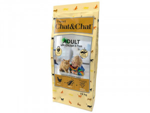 GH CHAT&CHAT KAĶU SAUSĀ B VISTA/ZIRŅI 15KG